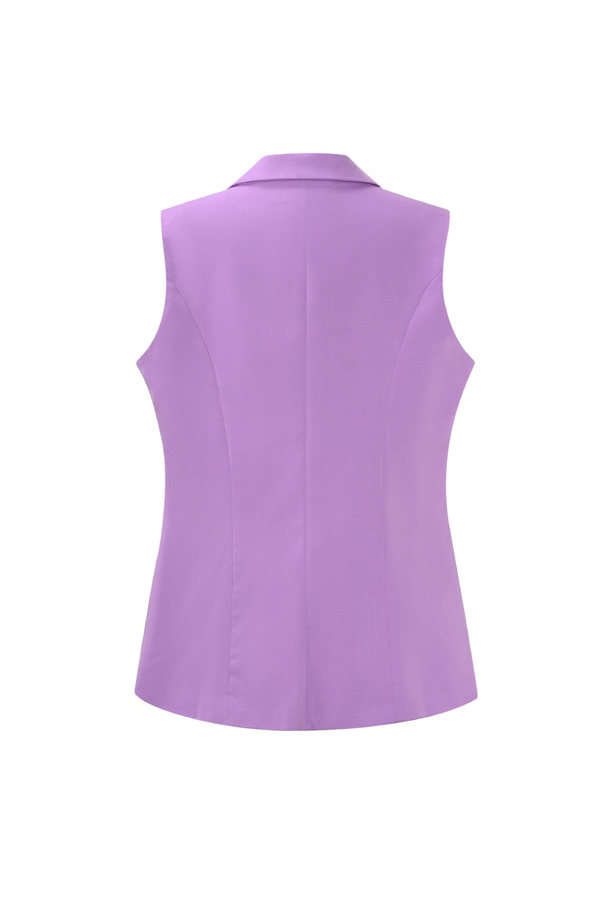Blazer sans manches femme élégant – Violet ou noir – Printemps/Été