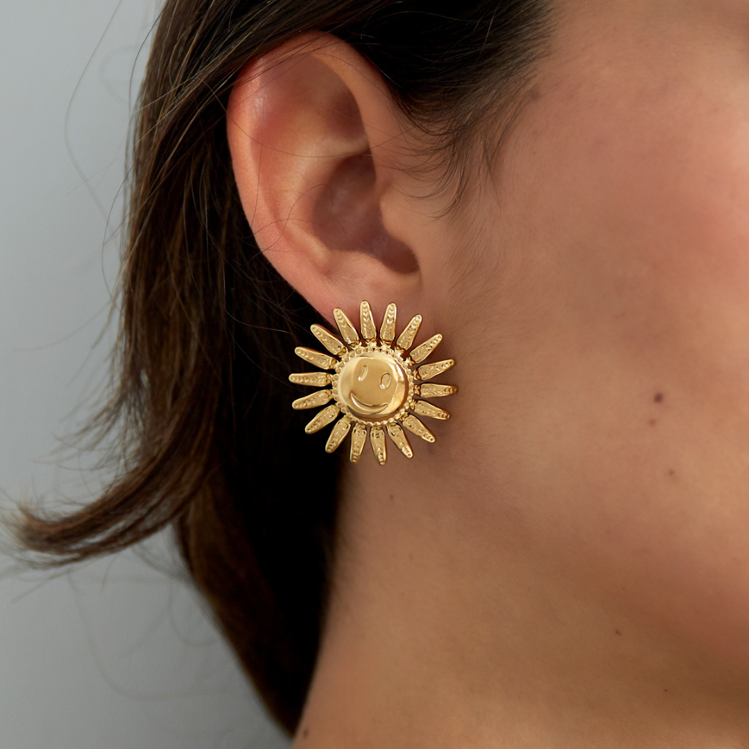 Boucles d'oreilles Soleil