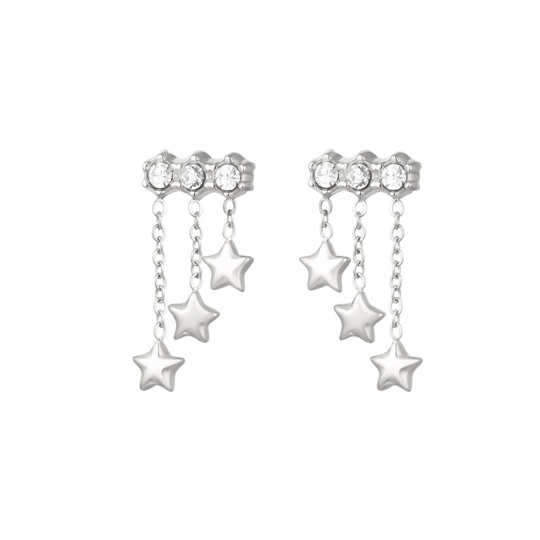 Boucles d'oreilles argenté