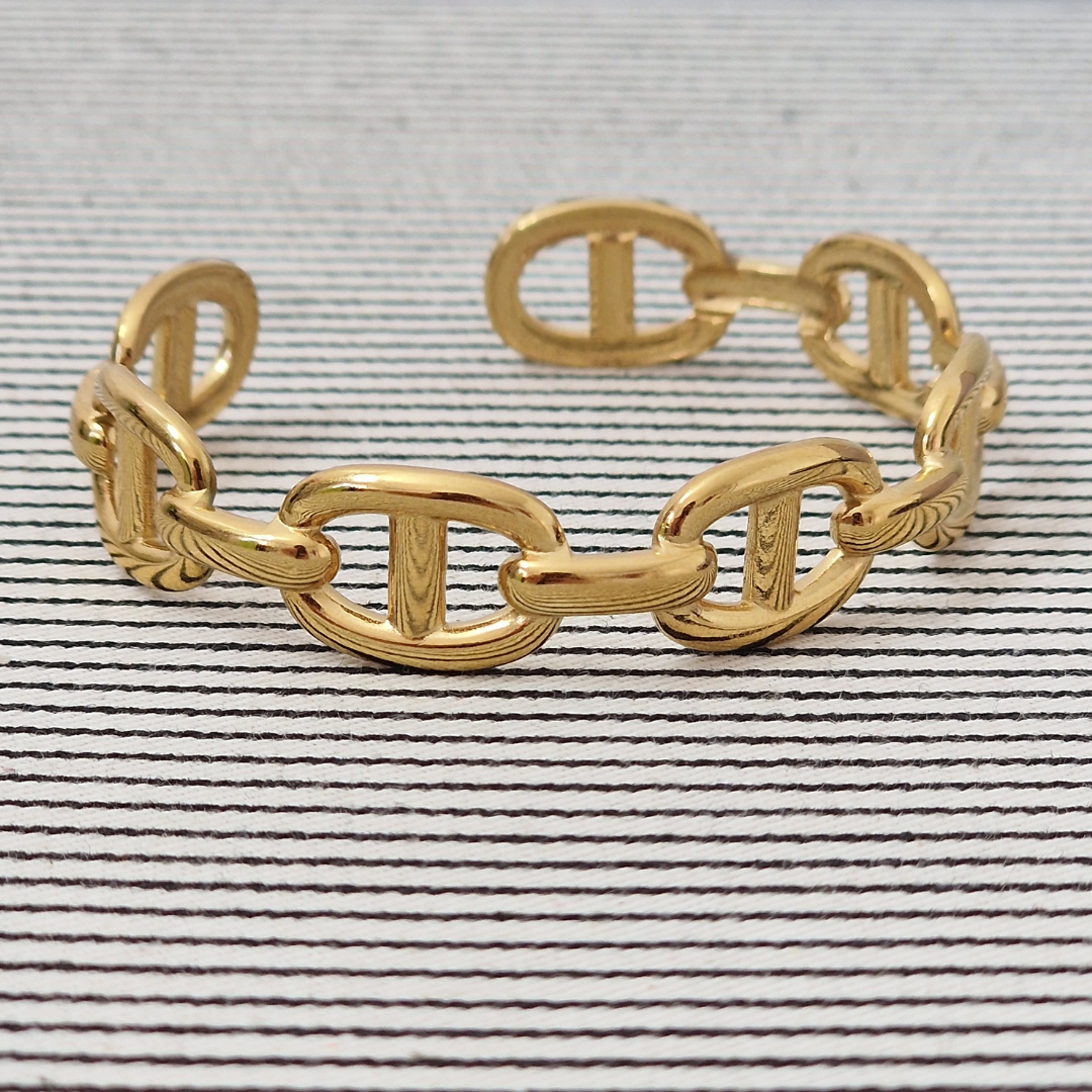 Bracelet Manchette en Acier Inoxydable
