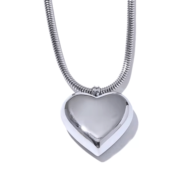 collier acier inoxydable femme