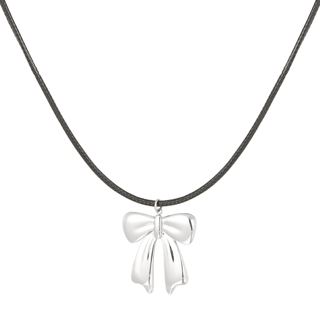 Collier en corde et nœud en acier inoxydable