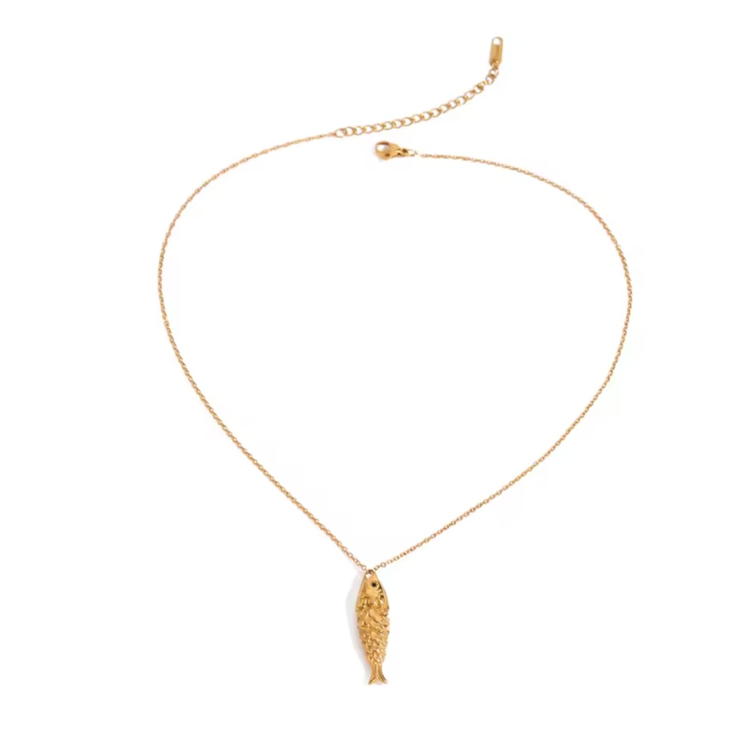 Collier poisson en acier inoxydable