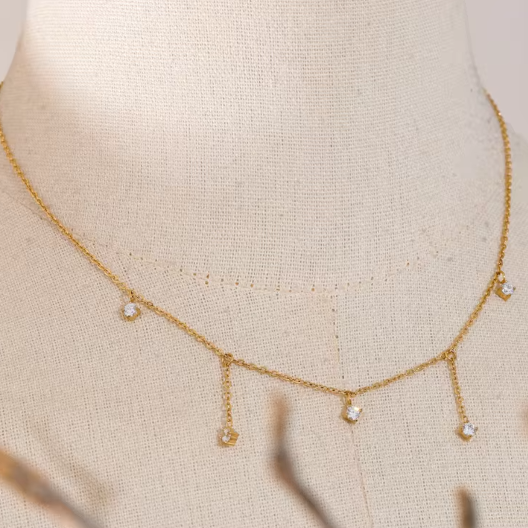 collier acier inoxydable femme