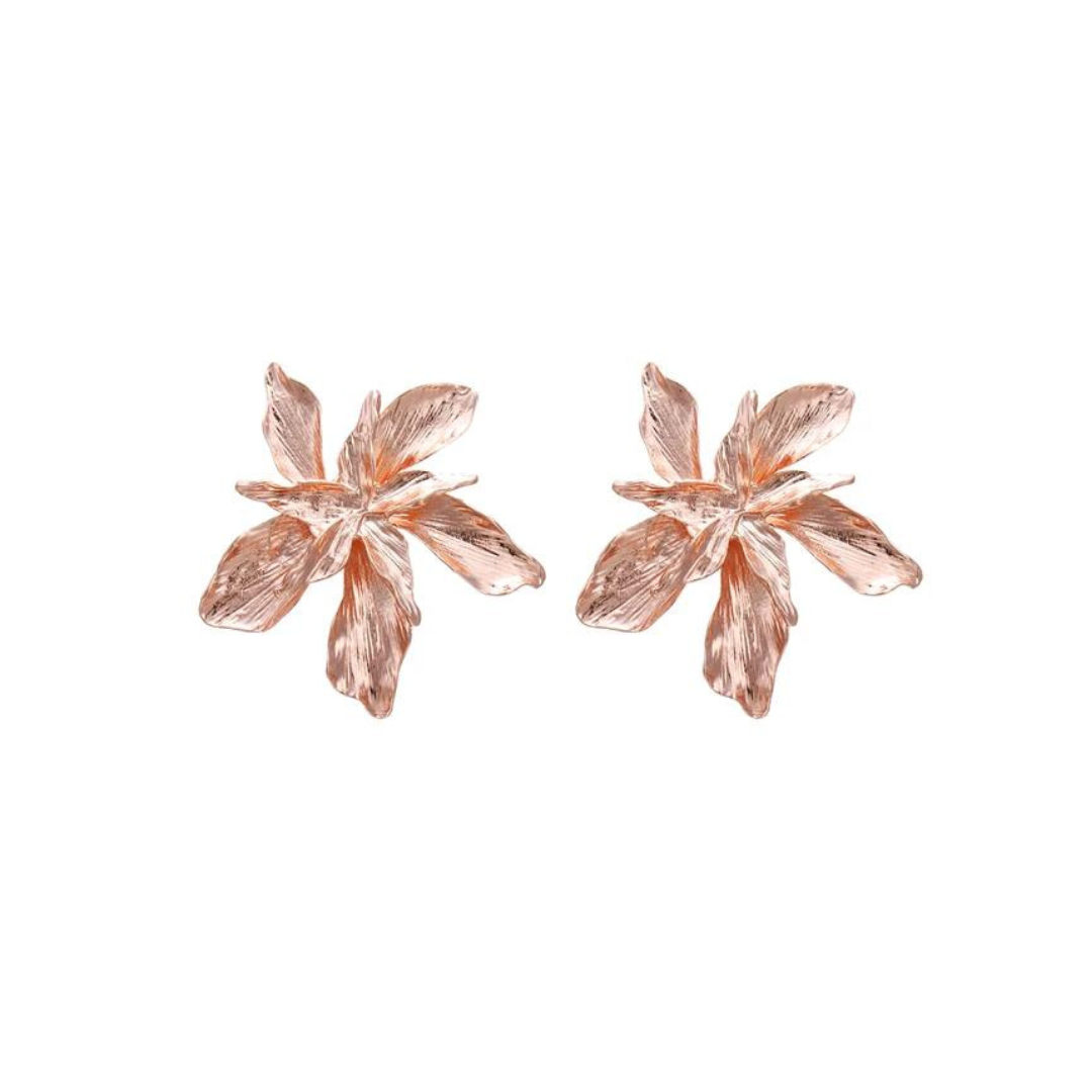 Boucles d'oreille fleur
