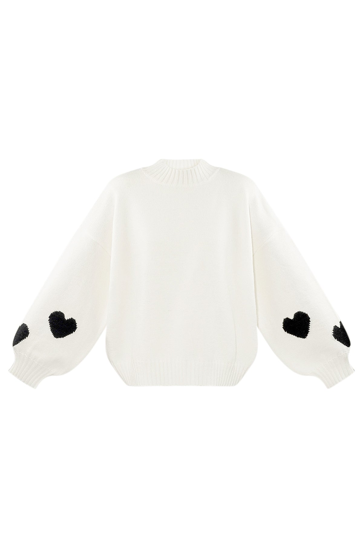 Pull Tricoté à Cœur
