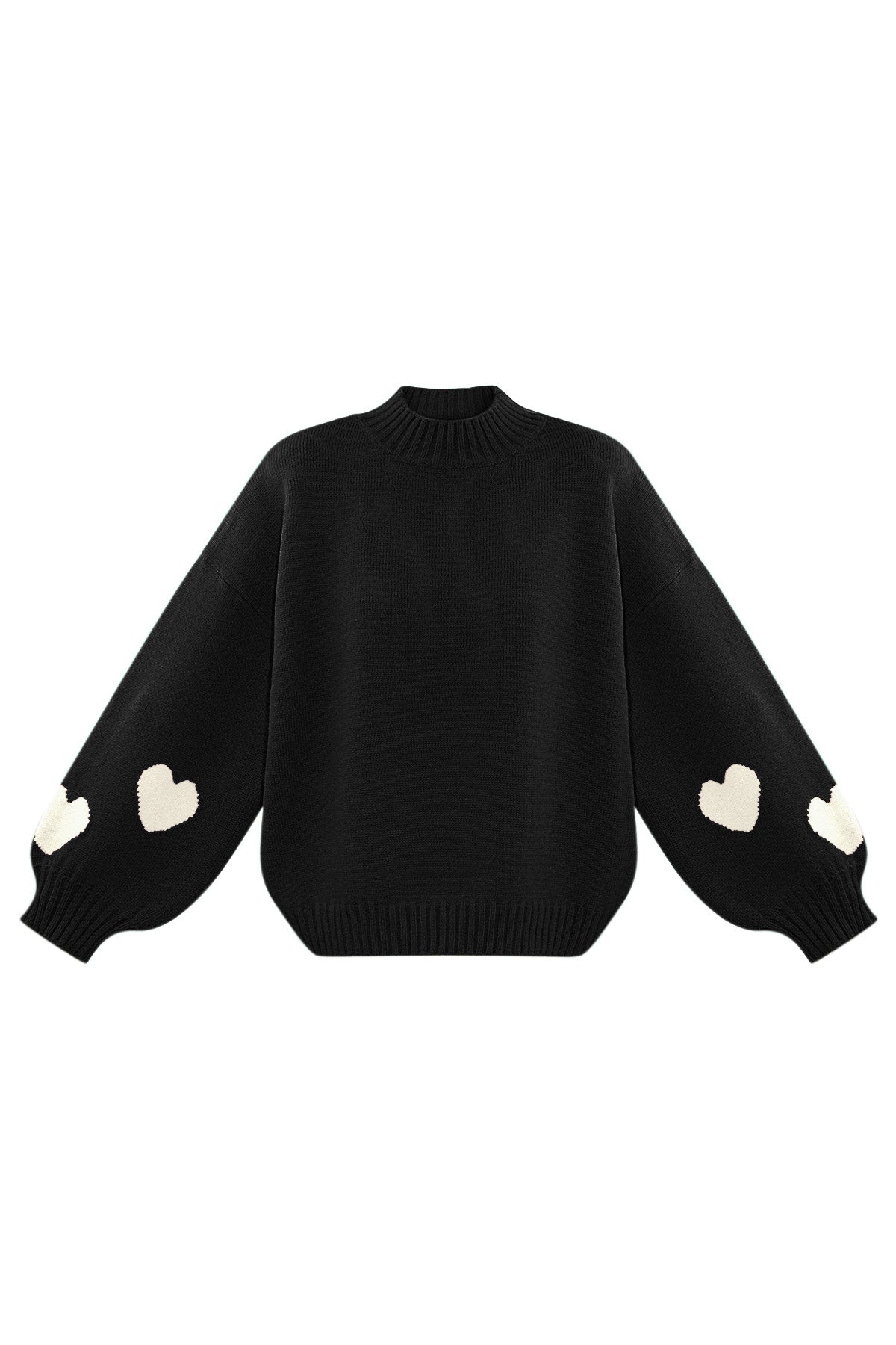 Pull Tricoté à Cœur