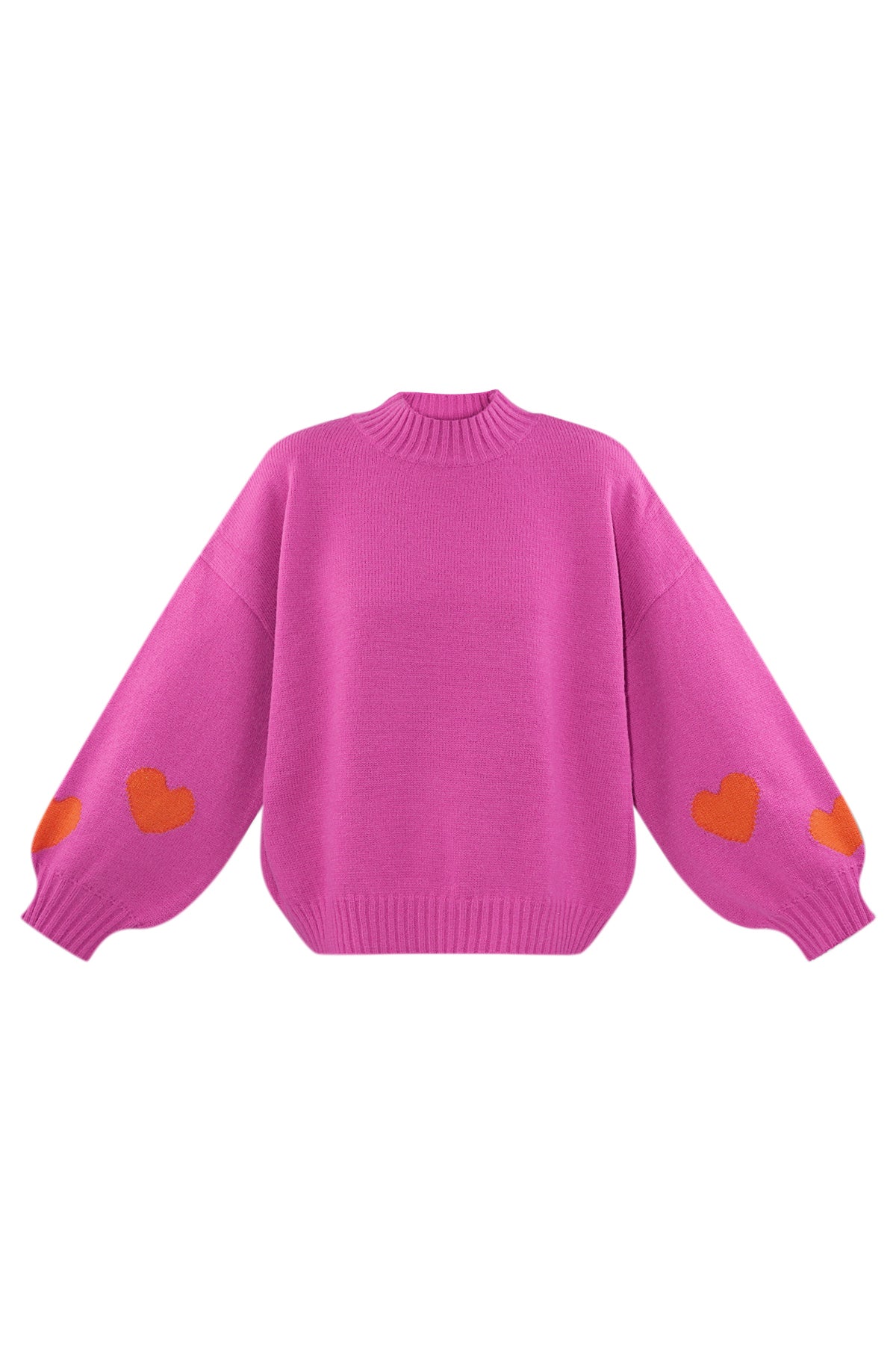 Pull Tricoté à Cœur