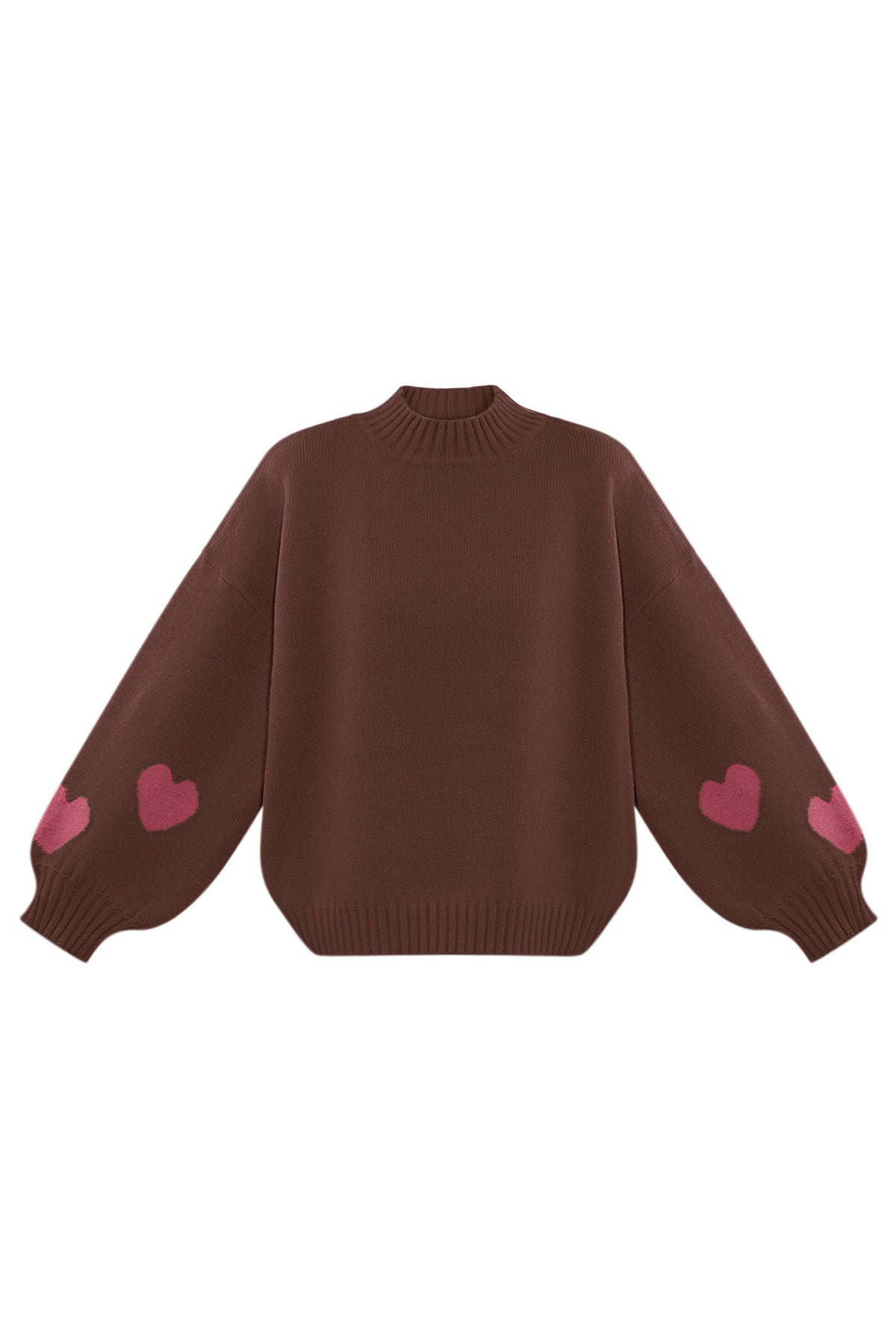 Pull Tricoté à Cœur