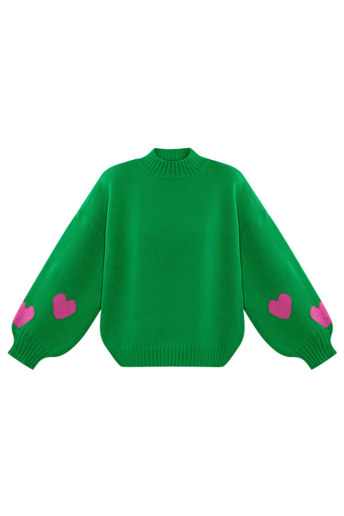 Pull Tricoté à Cœur