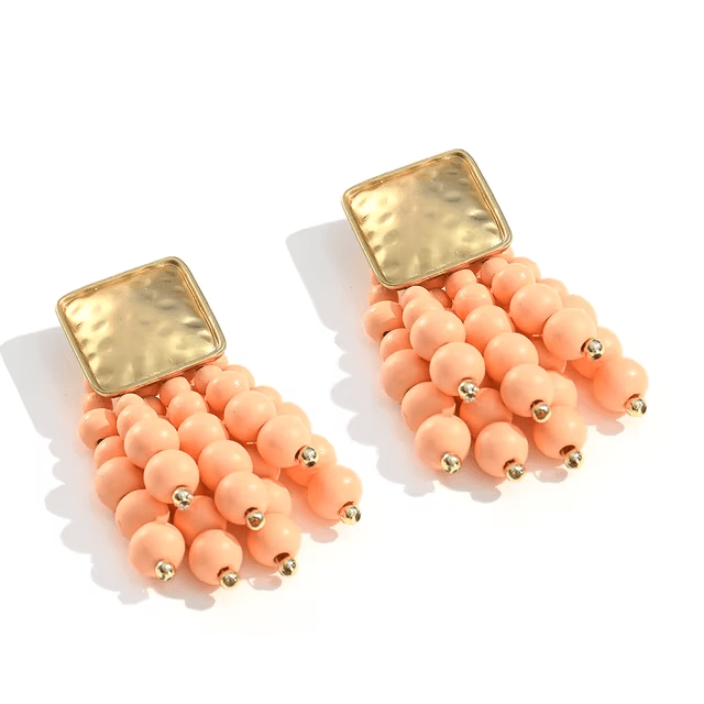 Boucles d'oreilles Éclat de Corail - Moon Accessoires