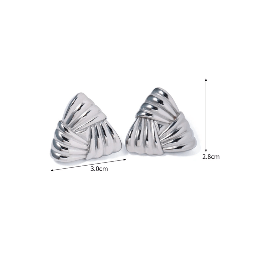 Boucles d'oreilles géométriques - Moon Accessoires