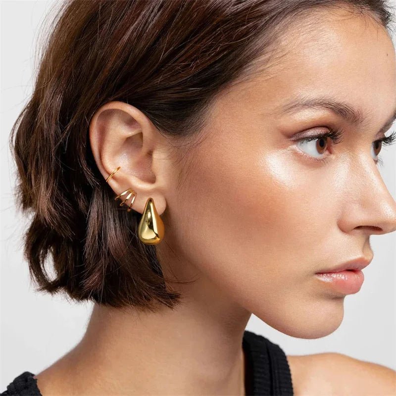 Boucles d'oreilles gouttes - Moon Accessoires