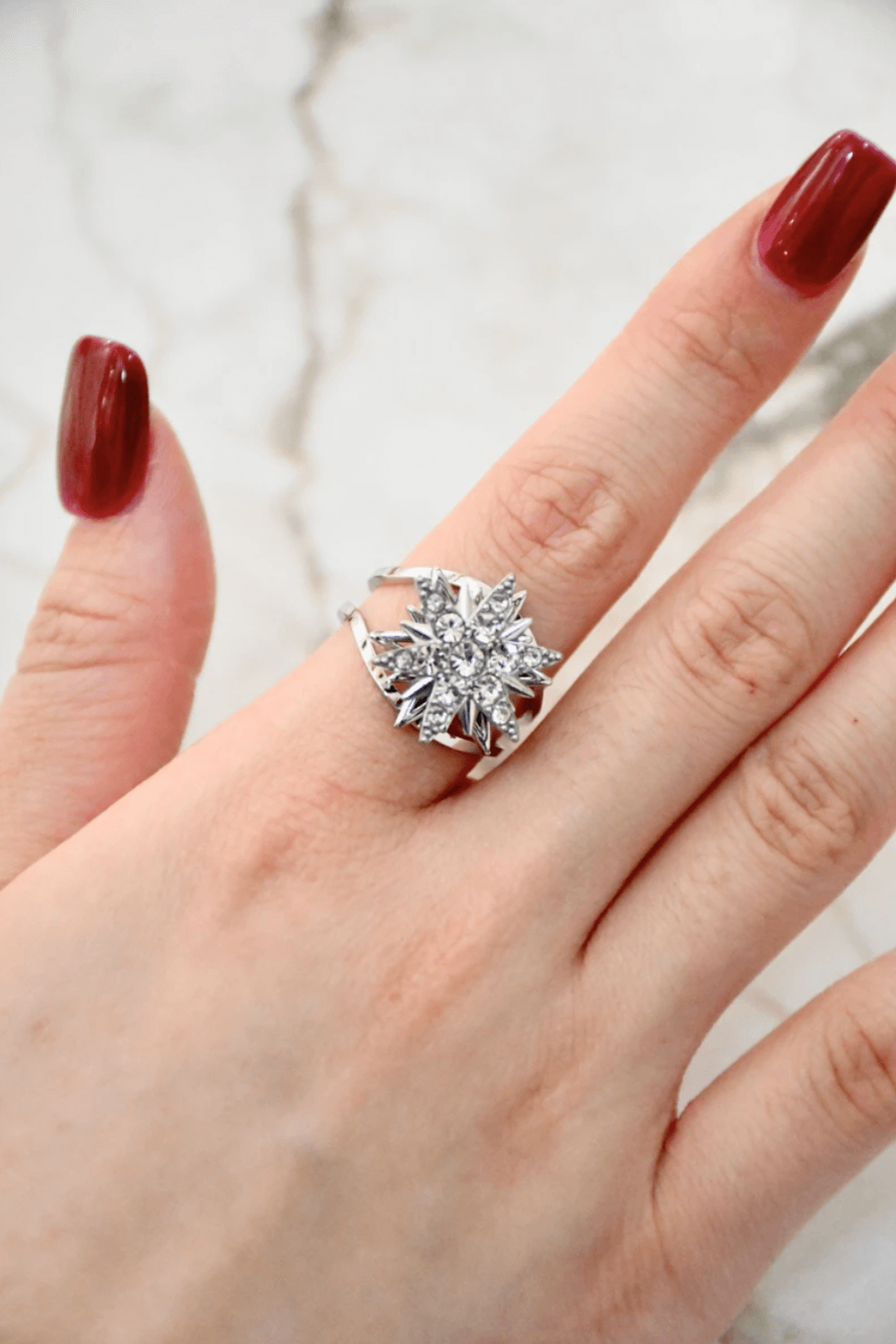 Bague Anti-stress tournante en Acier Inoxydable