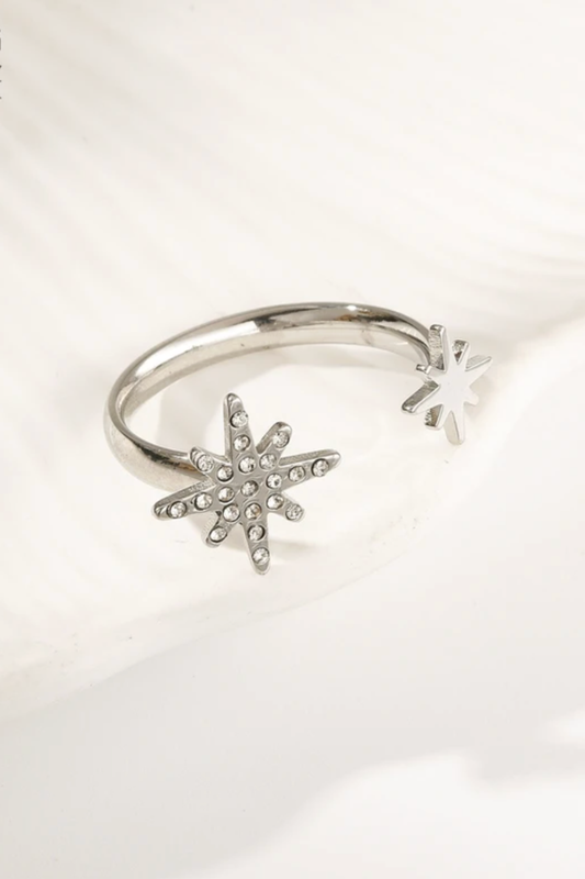 Bague en Acier Inoxydable argent