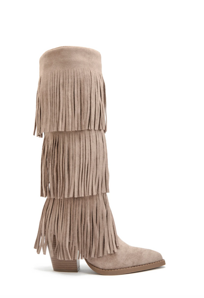 Bottes western à franges