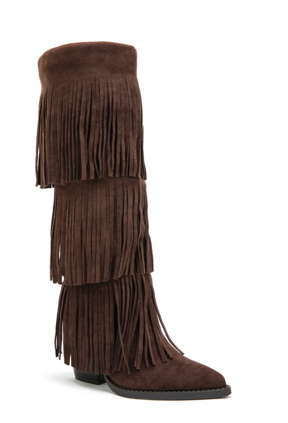 Bottes western à franges