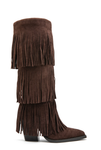 Bottes western à franges