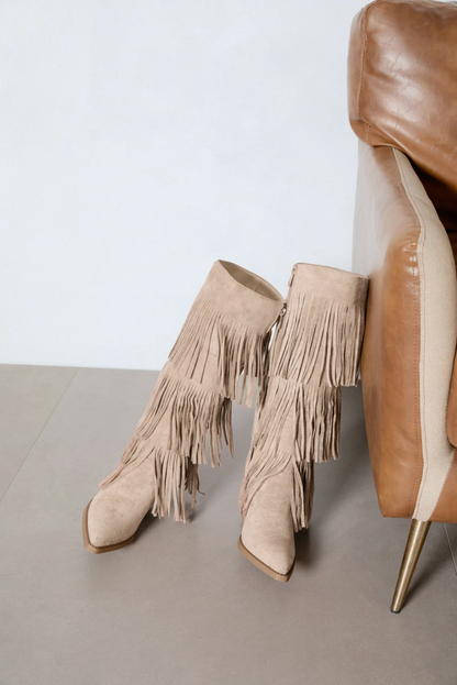 Bottes western à franges