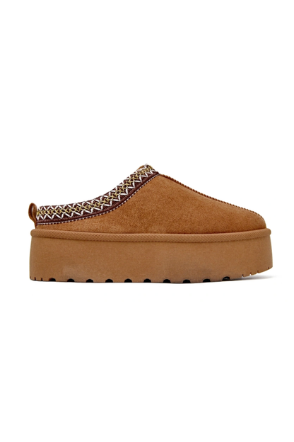 Bottines chaudes en fausse fourrure pour femme