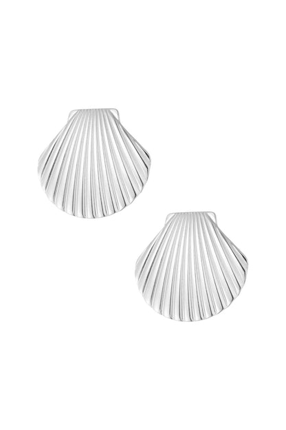 Boucles d'Oreilles Coquilles en Acier Inoxydable