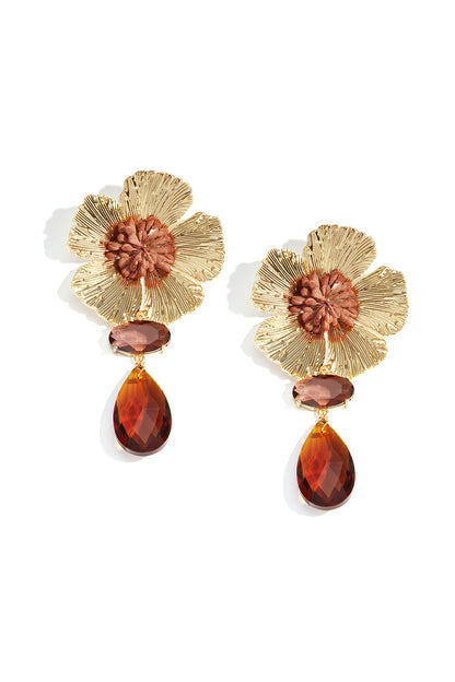 Boucles d’oreilles fleuries XXL