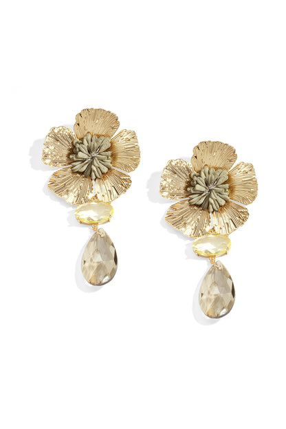 Boucles d’oreilles fleuries XXL