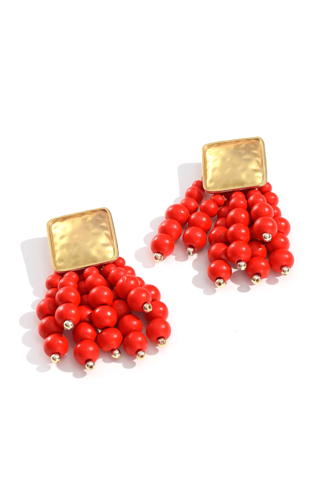 Boucles d'oreilles Corail