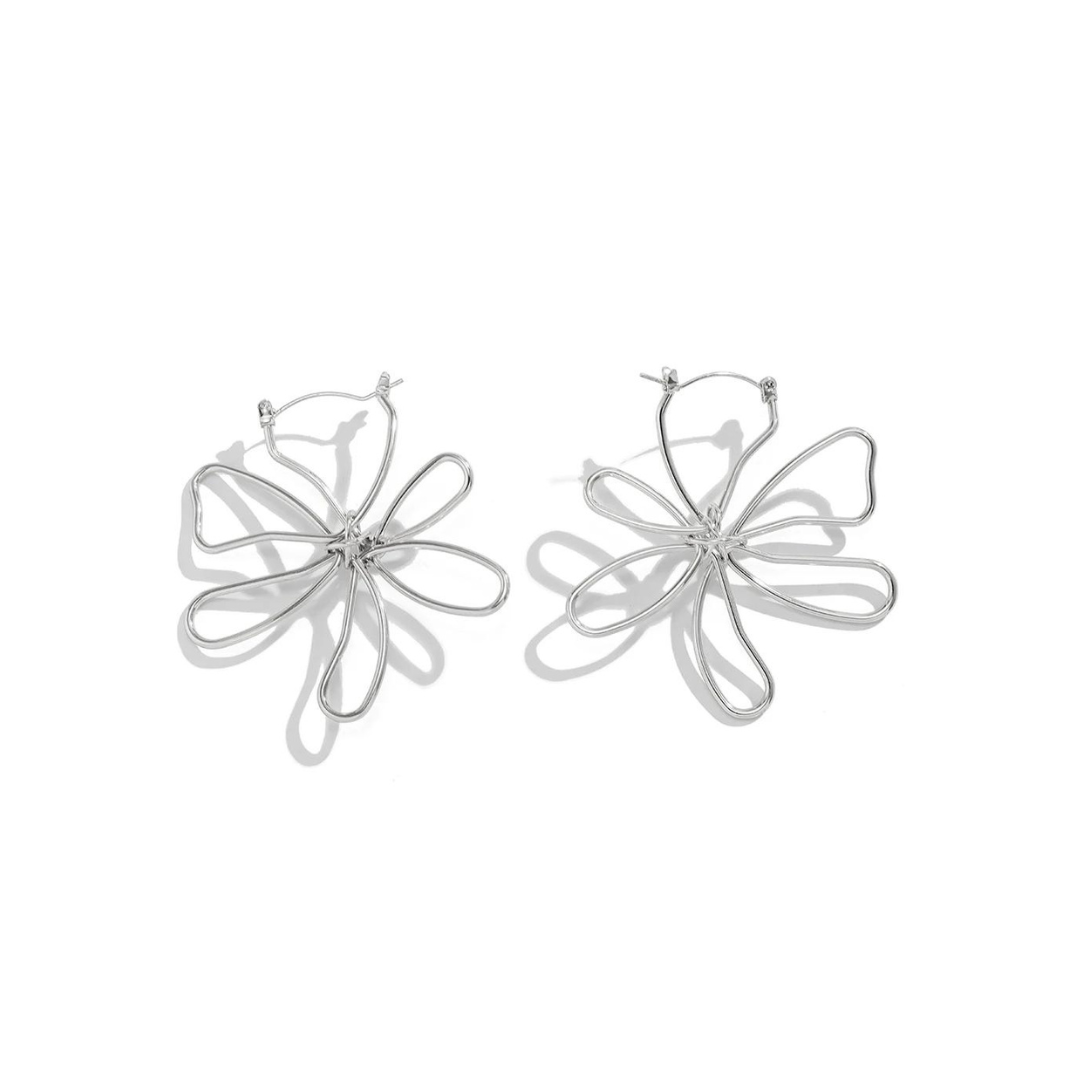 Boucles d'oreille fleur