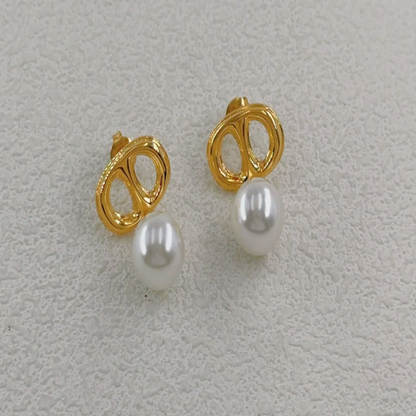 Boucles d'oreille en acier inoxydable