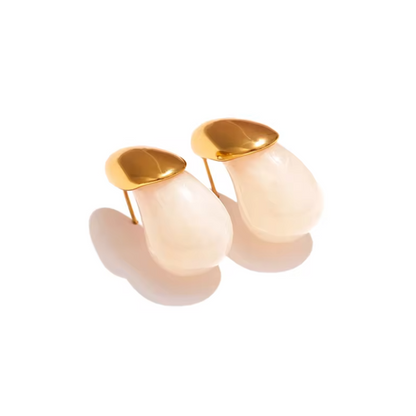 Boucles d'oreille en acier inoxydable