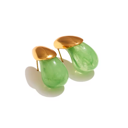 Boucles d'oreille en acier inoxydable