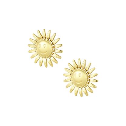 Boucles d'oreilles Soleil Souriant