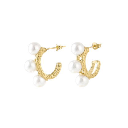 boucles d'oreilles acier inoxydable