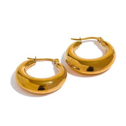 Boucles d'oreilles créoles acier inoxydable