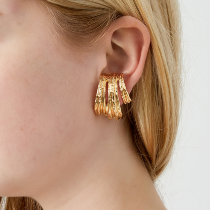 Boucles d'oreilles dorées