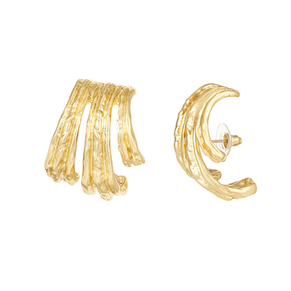Boucles d'oreilles dorées