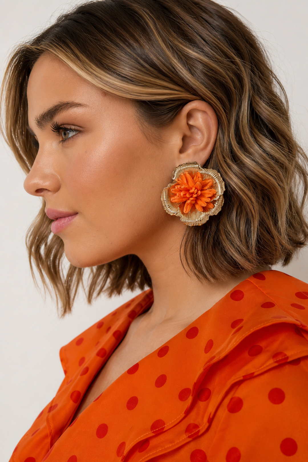 Boucles d'oreilles fleur