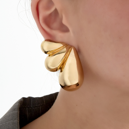 Boucles d'oreilles gouttes de rosée