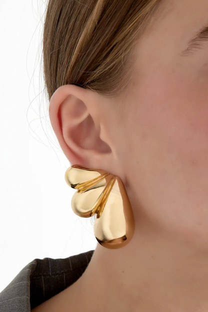 Boucles d'oreilles gouttes de rosée