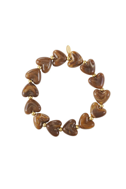 Bracelet_coeurs_en_acrylique_et_acier_inoxydable_marron