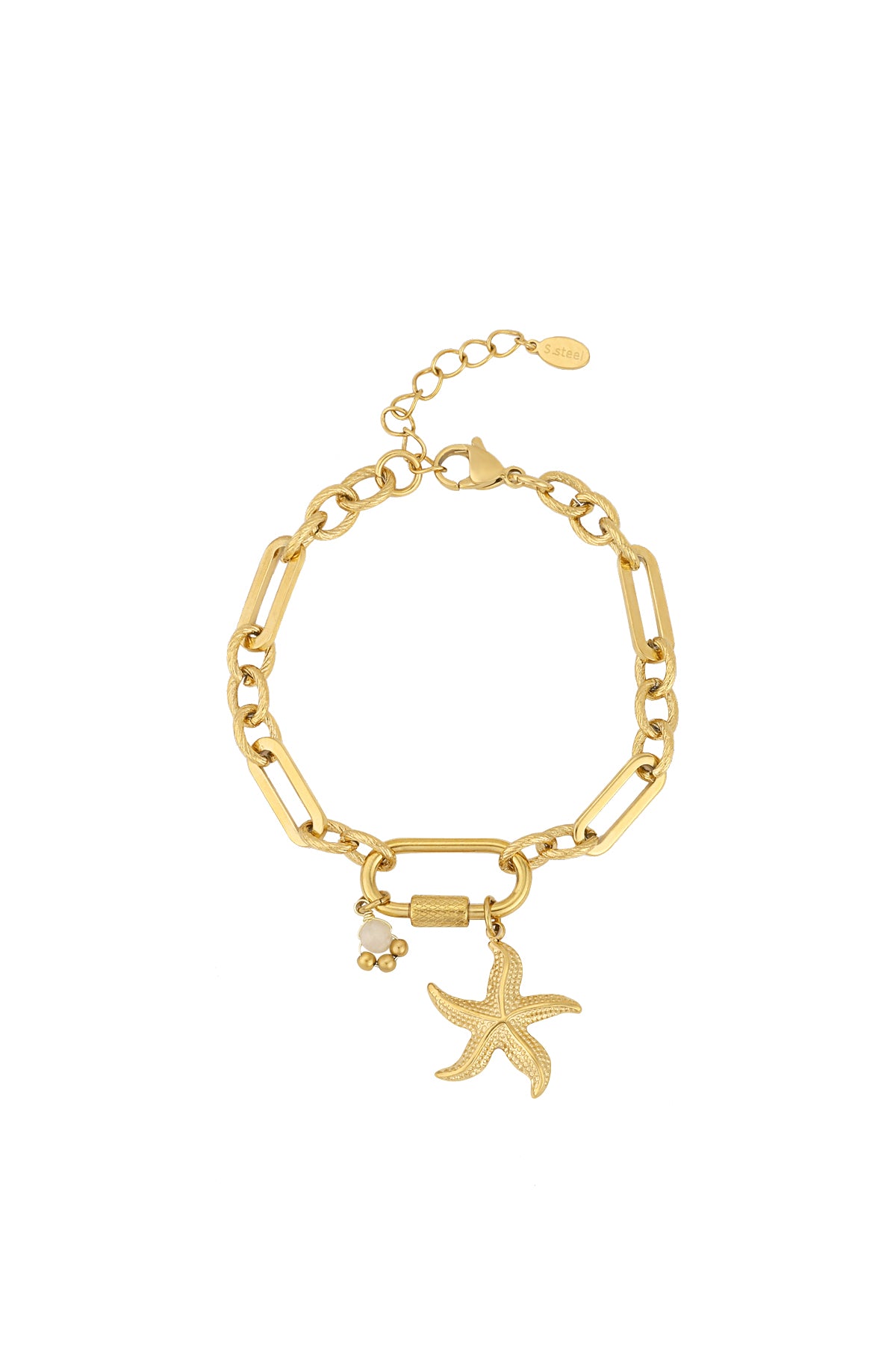 Bracelet étoile de mer en acier inoxydable