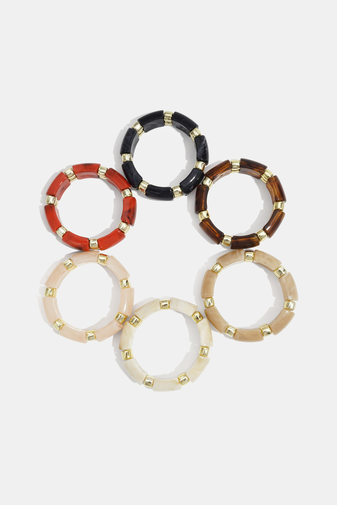 Bracelet perles acryliques