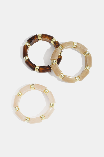 Bracelet perles acryliques