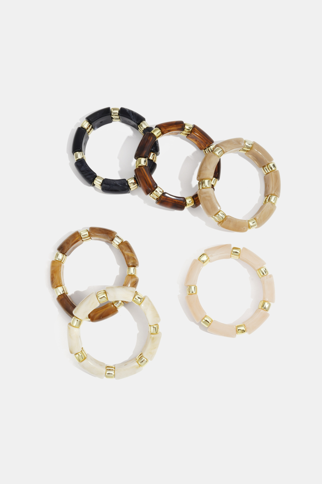 Bracelet perles acryliques