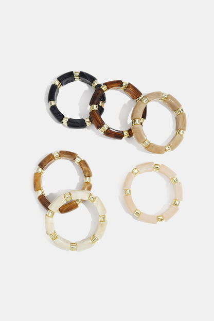 Bracelet perles acryliques