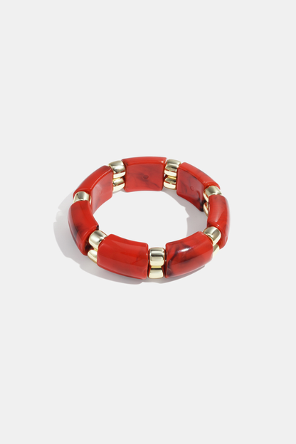 Bracelet perles acryliques