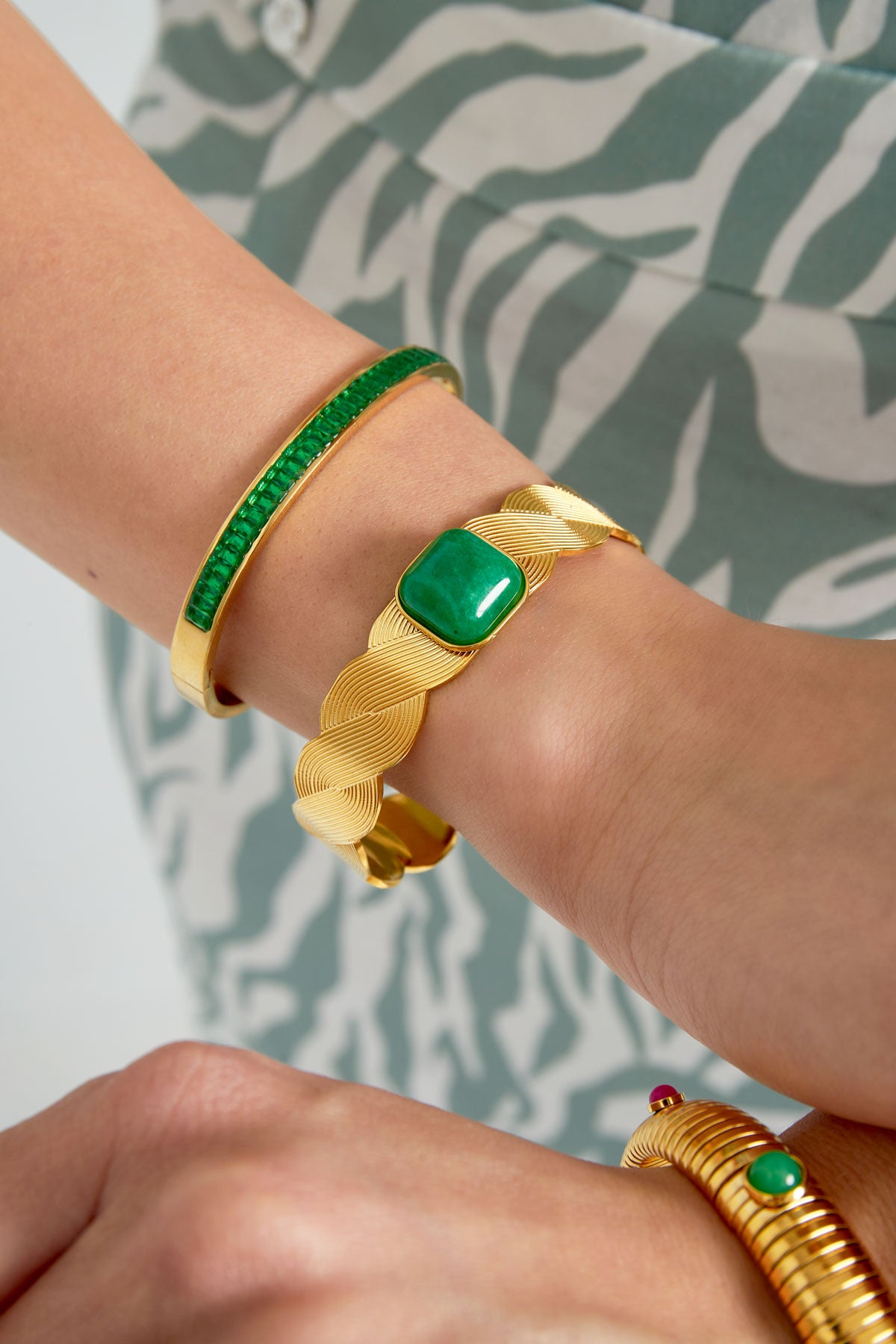 Bracelet zen bohème avec pierre naturelle – Élégance exotique et esprit libre