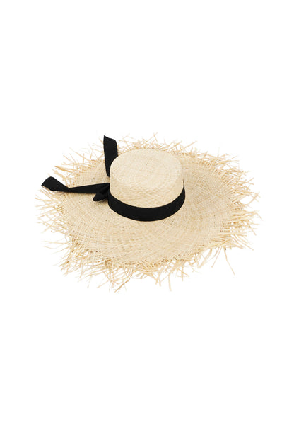 Chapeau de plage beige