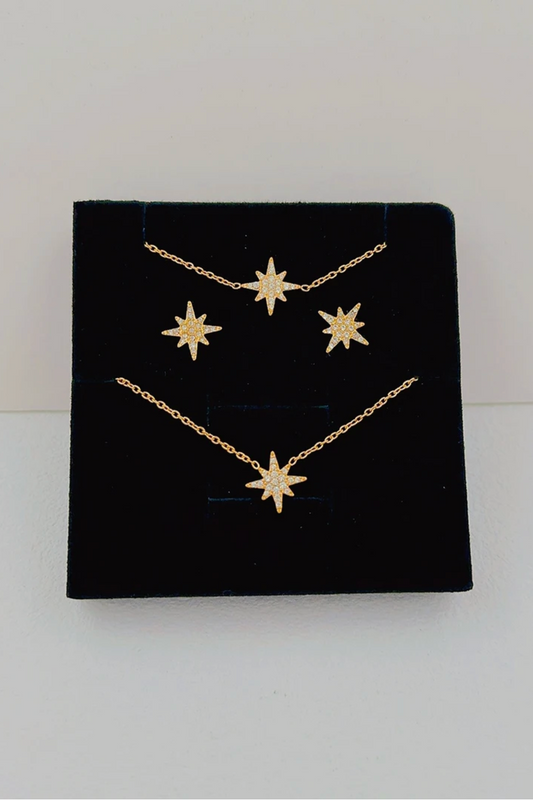 Coffret Bijoux Étoilé Femme en Acier Inoxydable